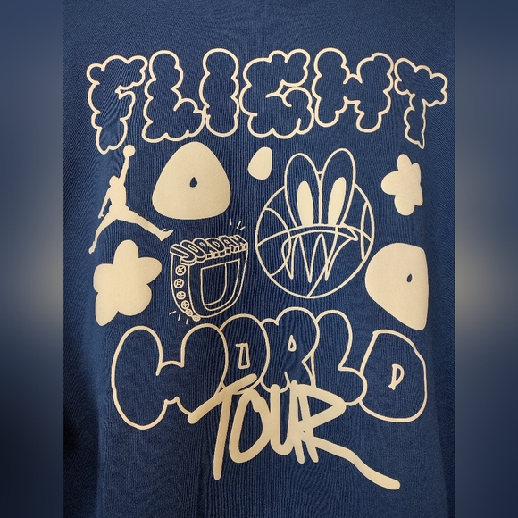 NEW NIKE JORDAN Brooklyn Fleece Sweatshirt Size 2X French Blue - Picture 6 of 9